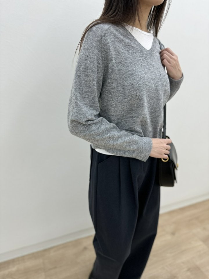 Most - Korean Women Fashion - #shopsmall - Cash Sadle Knit Top - 2