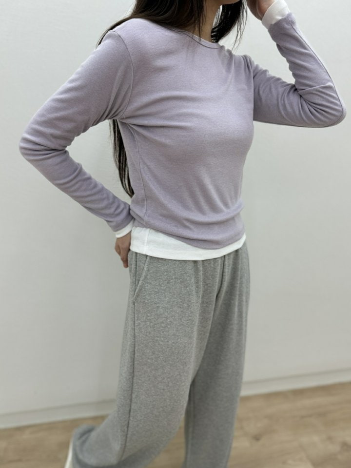 Most - Korean Women Fashion - #shopsmall - Eve Fleece Tee - 4