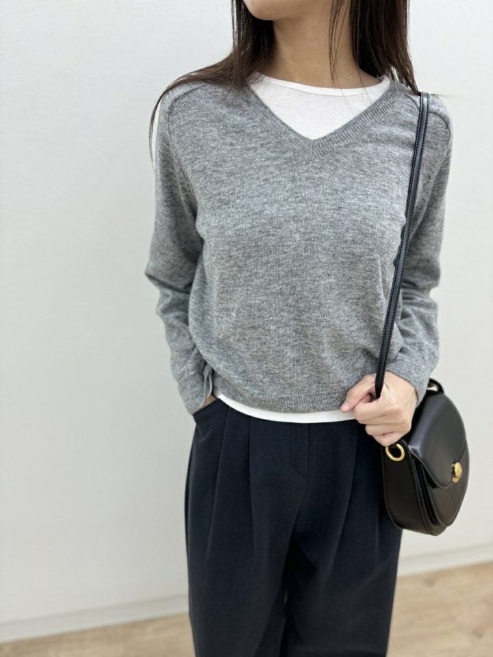 Most - Korean Women Fashion - #thatsdarling - Cash Sadle Knit Top - 3