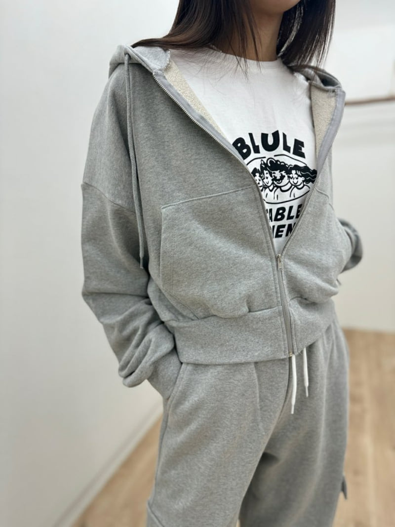 Most - Korean Women Fashion - #thatsdarling - Half Hood Zip-up Jacket - 5