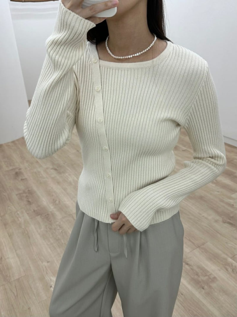 Most - Korean Women Fashion - #vintageinspired - Reet Knit Top - 2