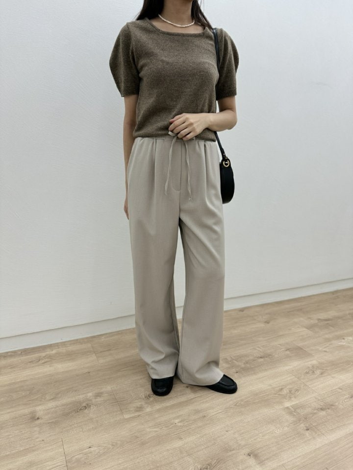 Most - Korean Women Fashion - #momslook - Banding Slacks - 4