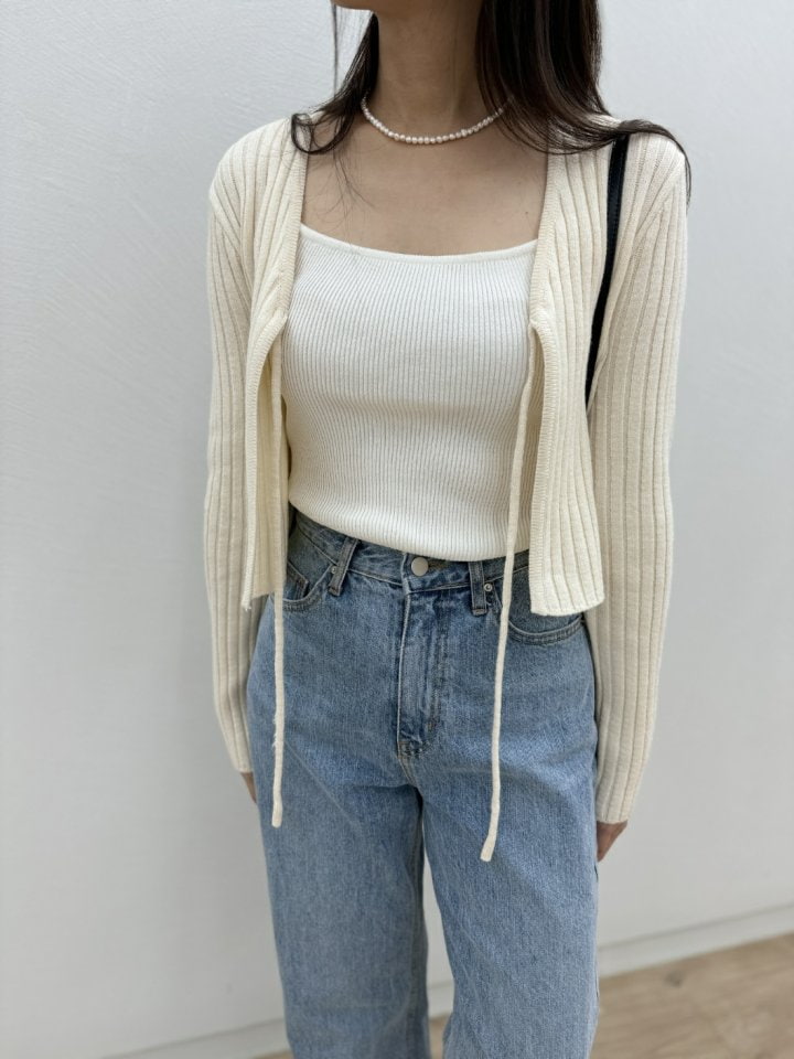 Most - Korean Women Fashion - #womensfashion - Rose Rib Cardigan - 11