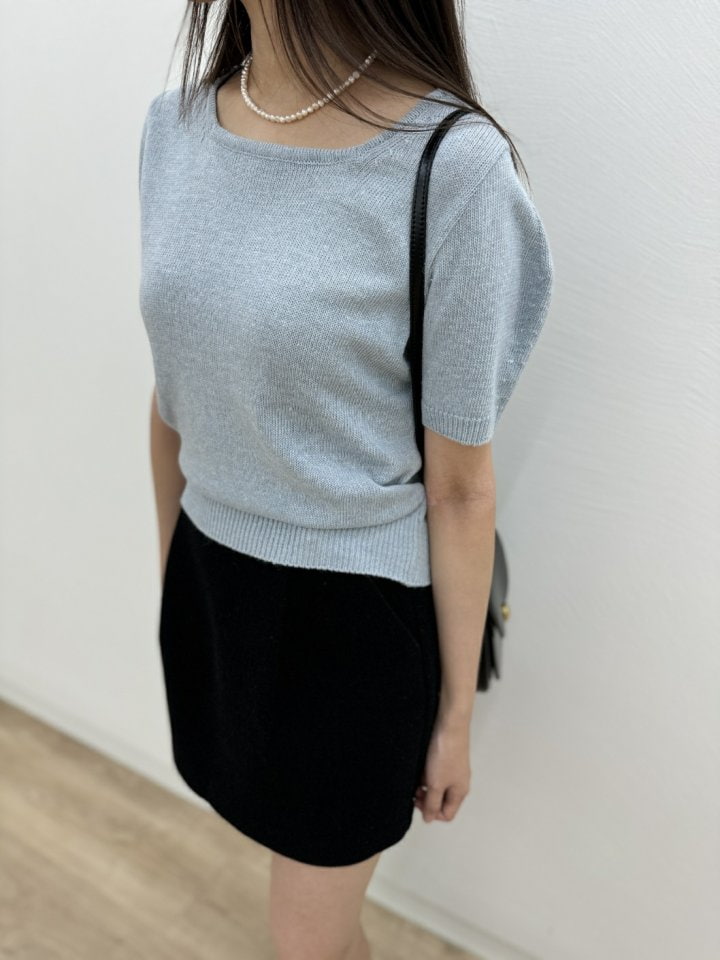 Most - Korean Women Fashion - #womensfashion - Cash Square Knit Top - 7