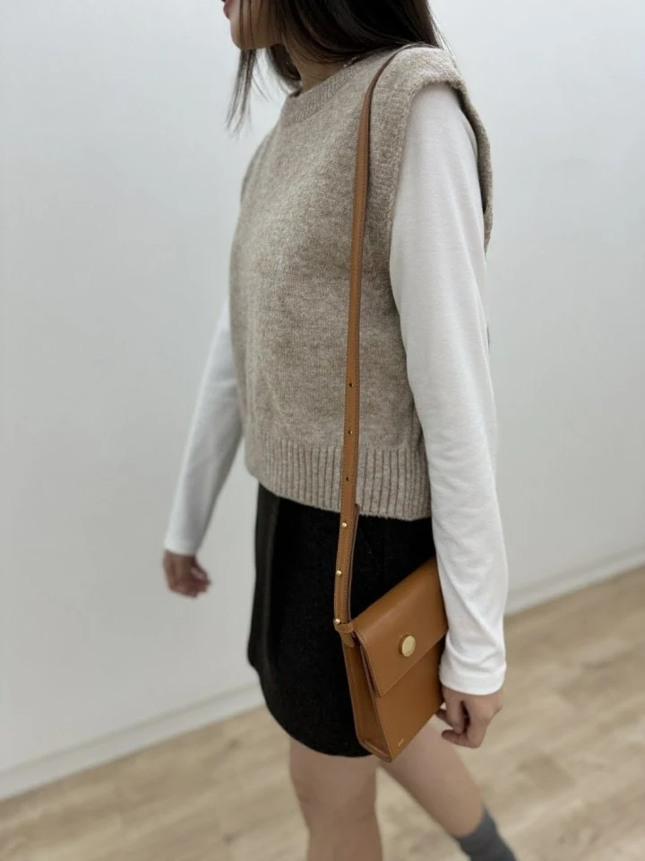 Most - Korean Women Fashion - #womensfashion - Back Slit Vest - 5