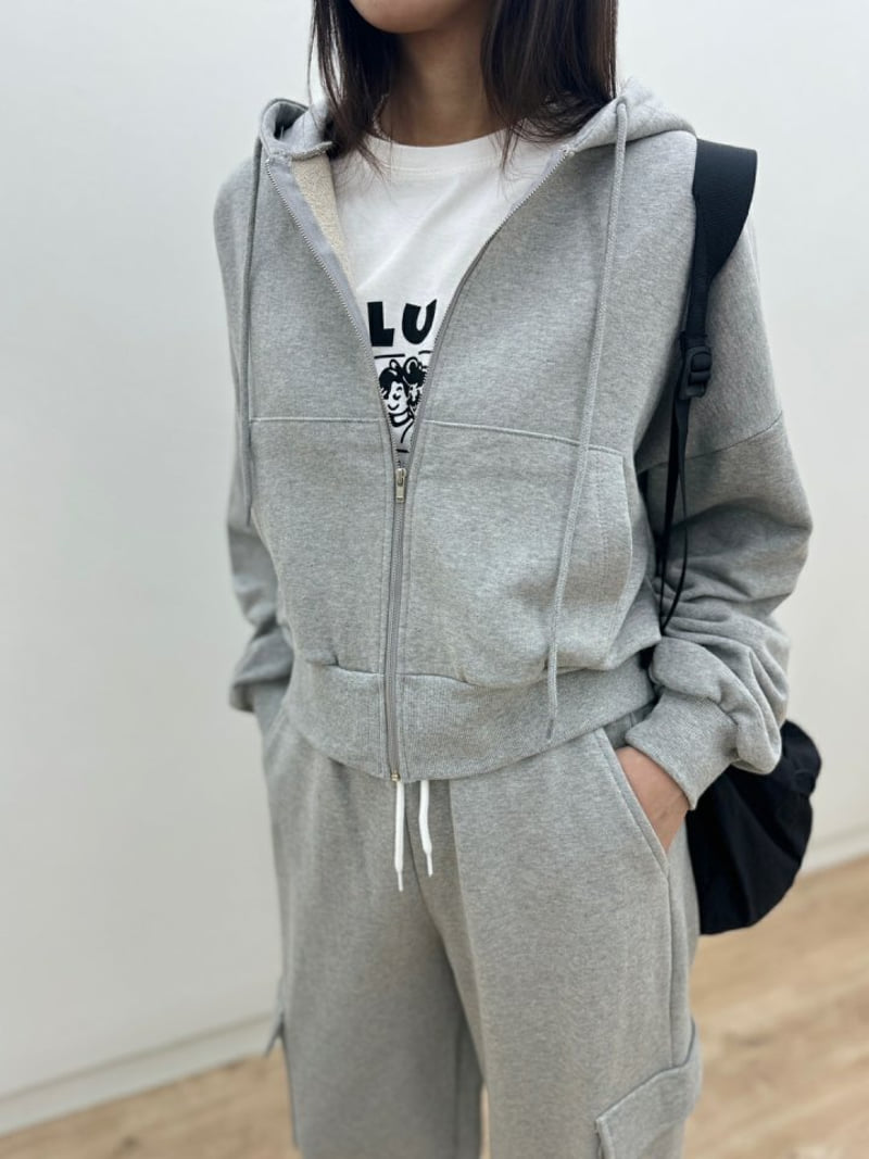 Most - Korean Women Fashion - #womensfashion - Half Hood Zip-up Jacket - 8