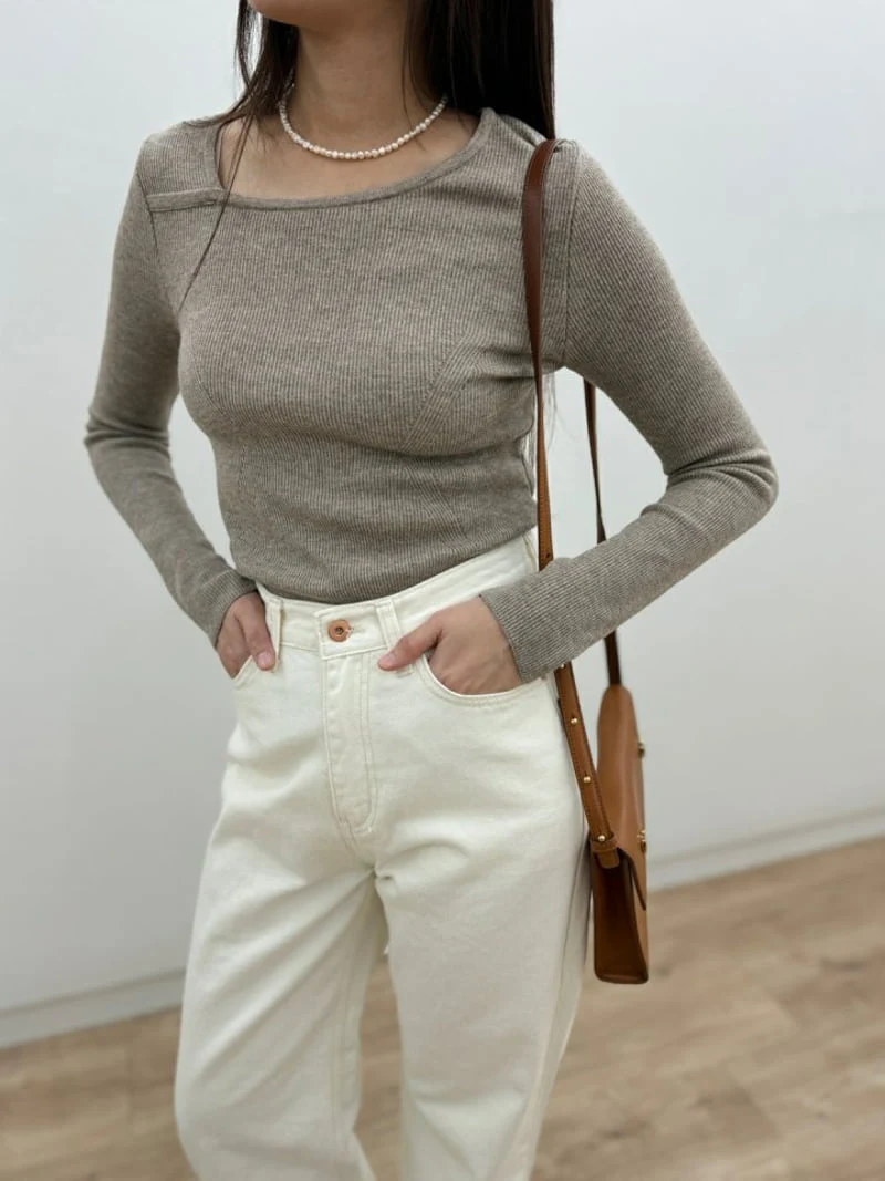 Most - Korean Women Fashion - #womensfashion - Cozy Rib Knit Top - 7