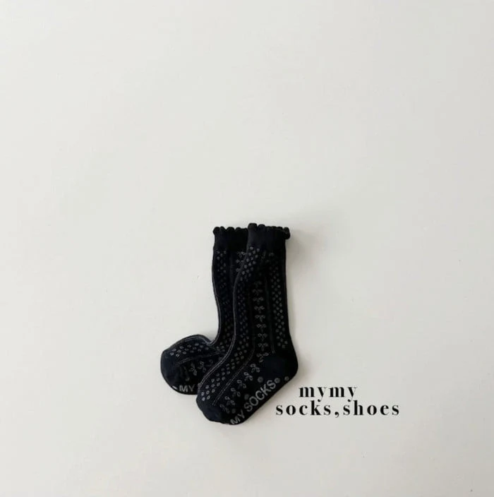 My Socks - Korean Children Fashion - #childofig - Black Bean Socks - 5