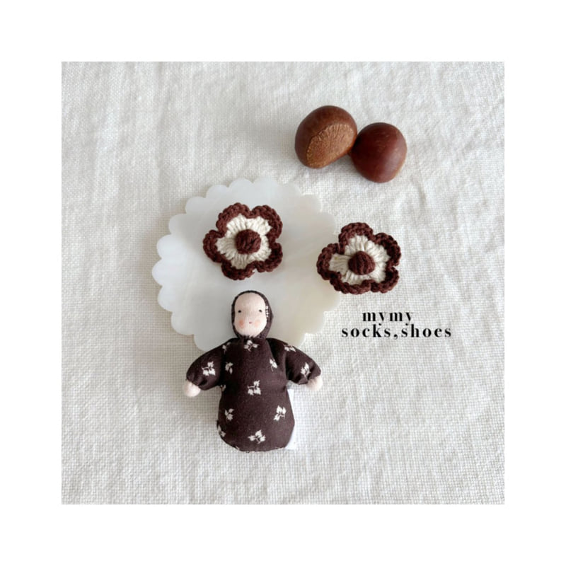 My Socks - Korean Children Fashion - #childofig - Acorn Hairpin - 2