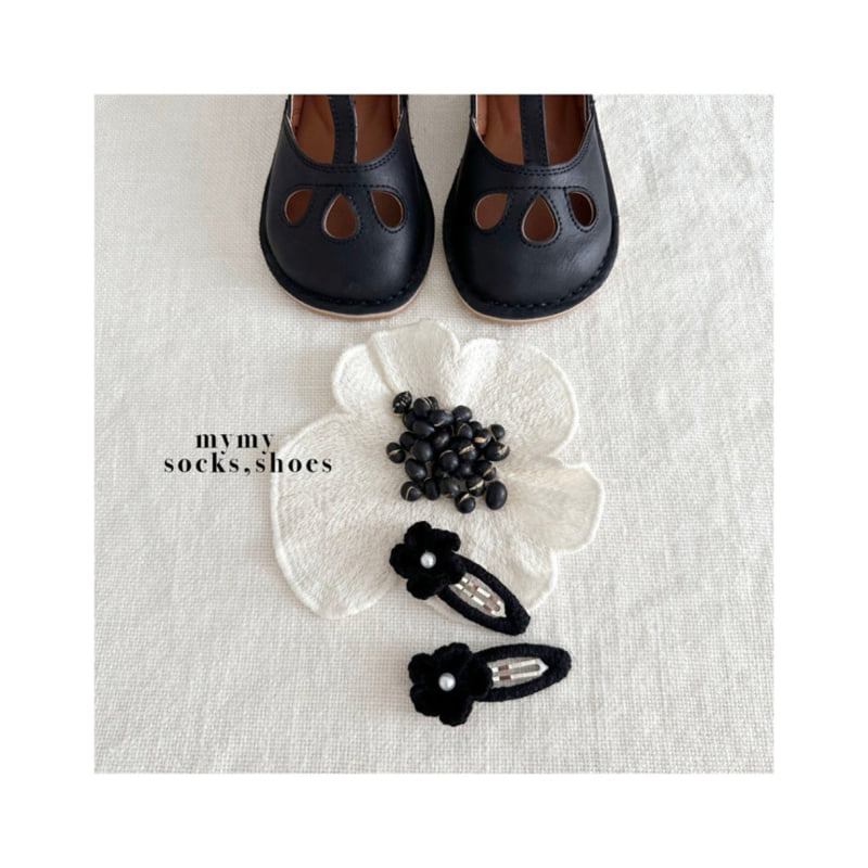 My Socks - Korean Children Fashion - #fashionkids - Brown Grain Hairpin - 5