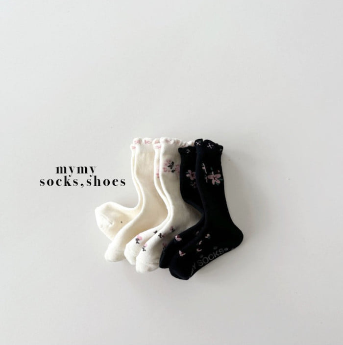 My Socks - Korean Children Fashion - #littlefashionista - Flower Socks