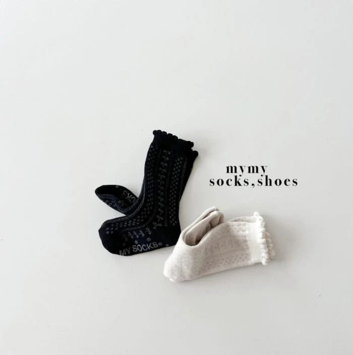 My Socks - Korean Children Fashion - #magicofchildhood - Black Bean Socks