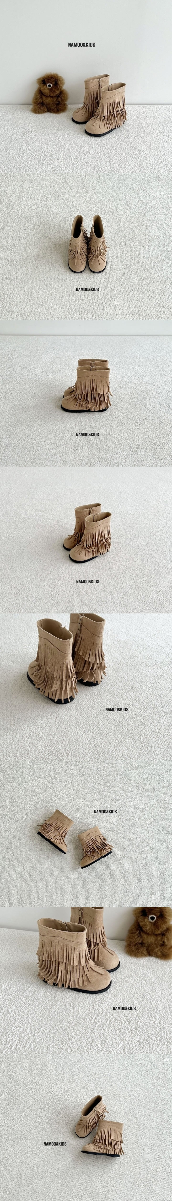 Namoo & Kids - Korean Children Fashion - #childofig - Bori Fringe Boots