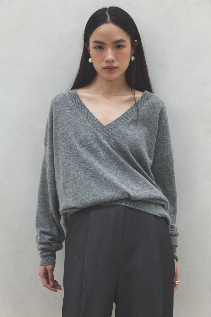 Neroli36 - Korean Women Fashion - #womensfashion - Cashmere Wool Knit Top - 4