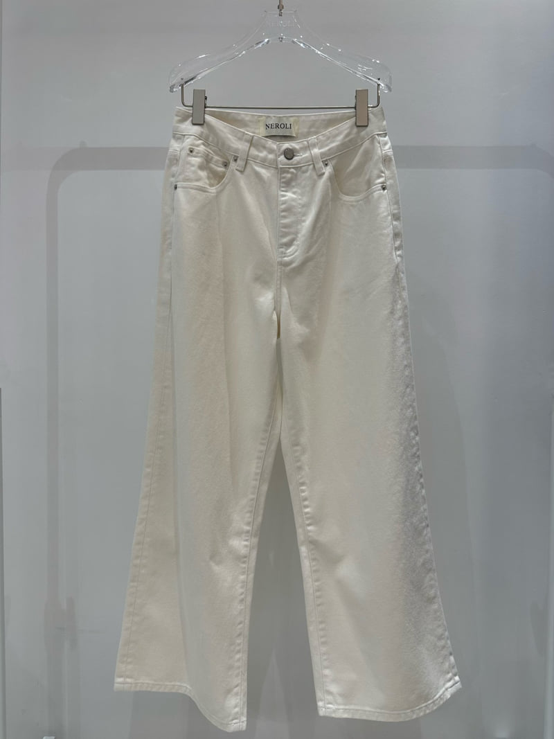 Neroli36 - Korean Women Fashion - #womensfashion - White Denim Pants - 7