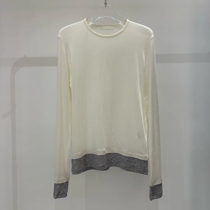 Neroli36 - Korean Women Fashion - #womensfashion - Wool Layered Tee - 8