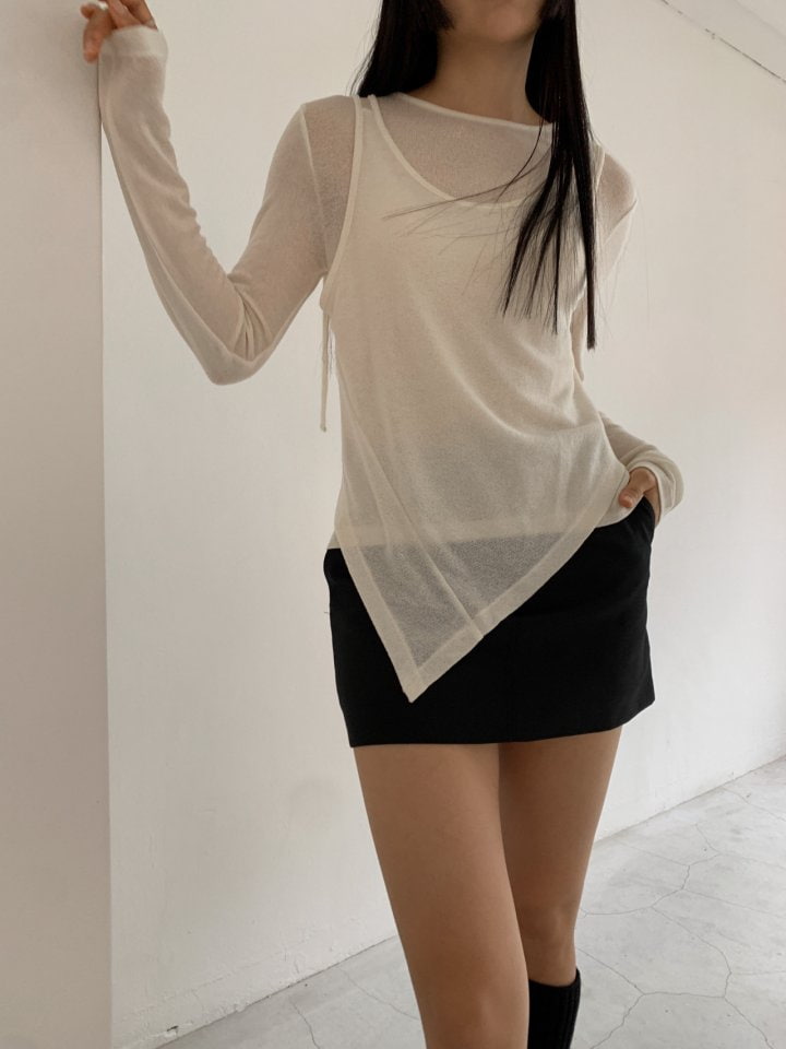 Nutplan - Korean Women Fashion - #momslook - Loewe Tee - 3