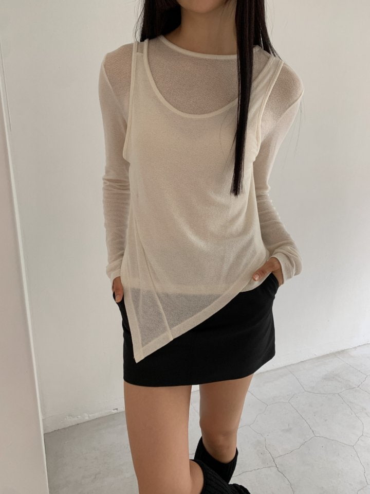 Nutplan - Korean Women Fashion - #womensfashion - Loewe Tee - 2