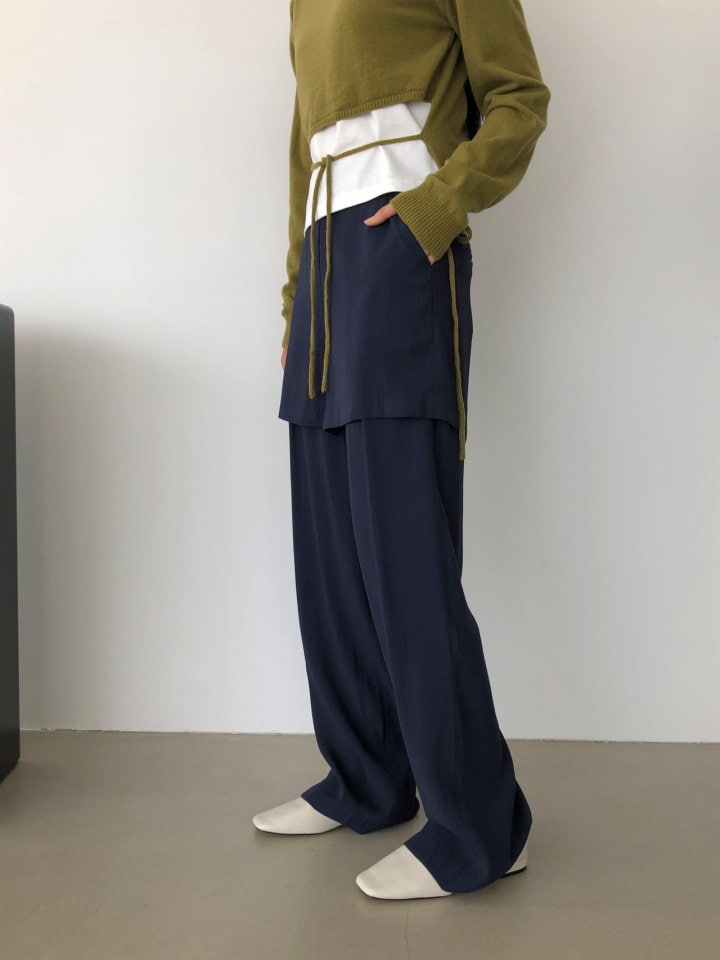 Nutplan - Korean Women Fashion - #womensfashion - Layered Pants - 5