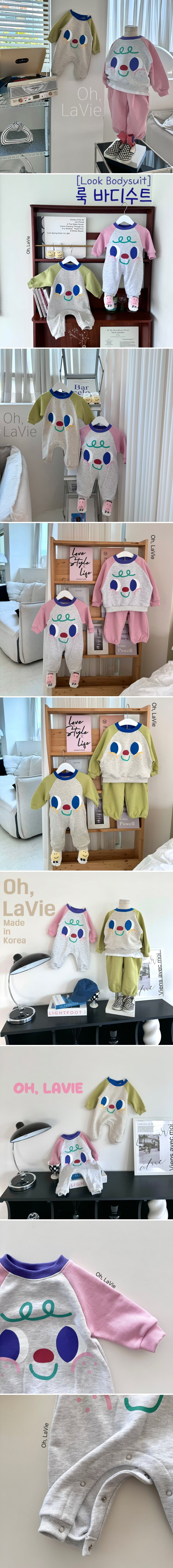 Oh lavie - Korean Baby Fashion - #babyboutiqueclothing - Look Bodysuit