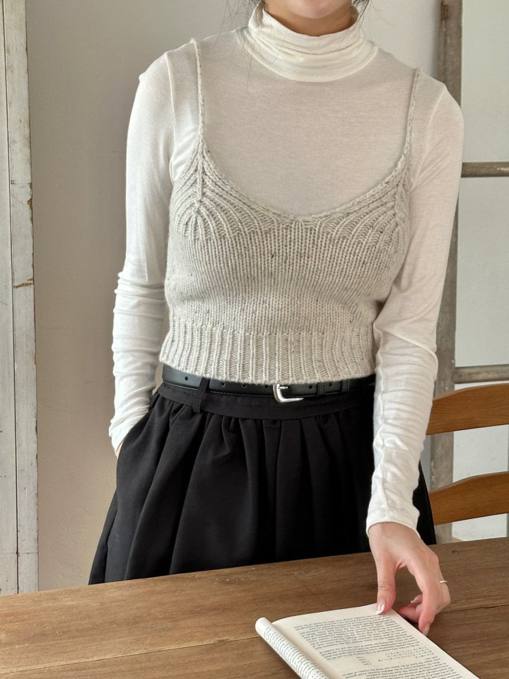 Ohao - Korean Women Fashion - #momslook - Knit Bustier - 11