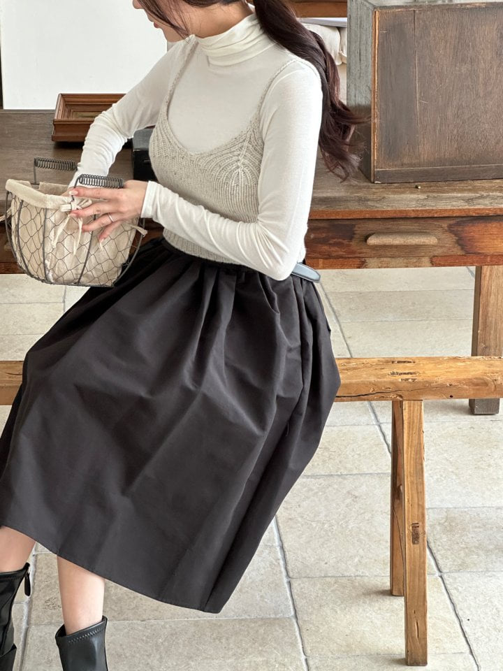 Ohao - Korean Women Fashion - #momslook - Knit Bustier - 7