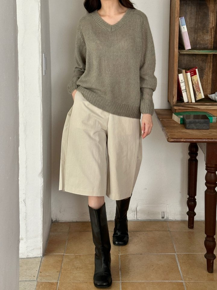 Ohao - Korean Women Fashion - #momslook - Poten Bermuda Pants - 3