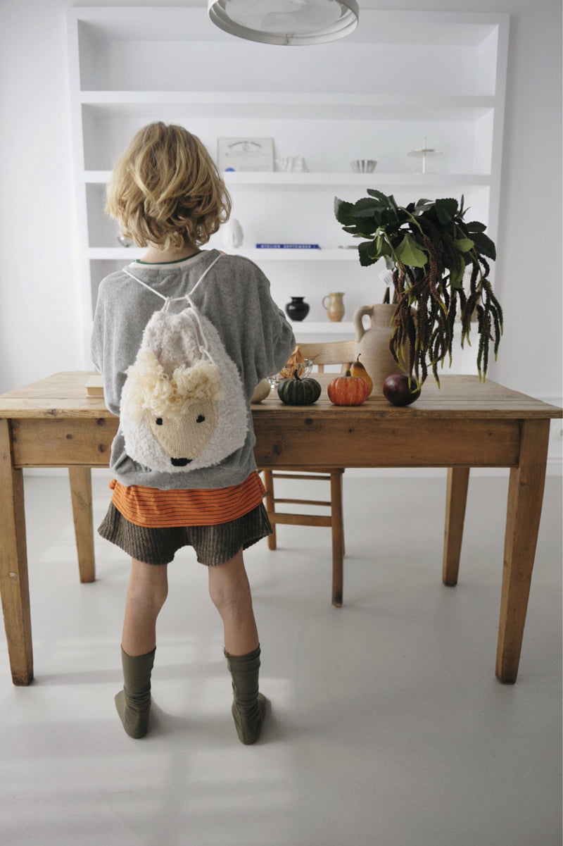 Ojodepapa - Korean Children Fashion - #kidsshorts - Fox Knitting Bag - 8