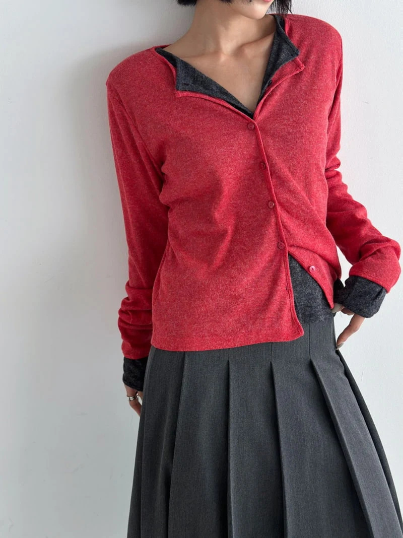 One the woman - Korean Women Fashion - #momslook - Lubin Boca Cardigan - 2