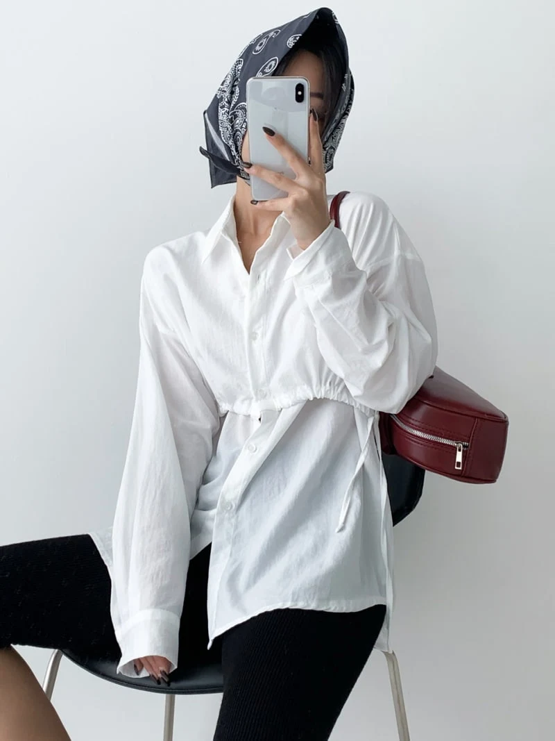 One the woman - Korean Women Fashion - #momslook - Jenny Outer Shirt