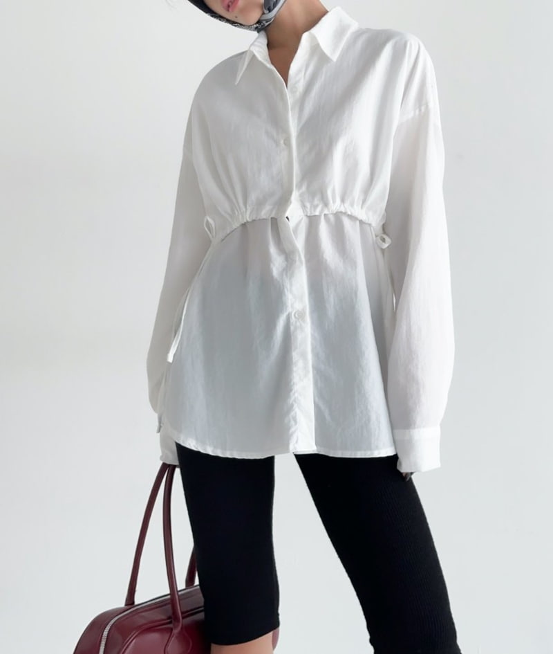 One the woman - Korean Women Fashion - #momslook - Jenny Outer Shirt - 5