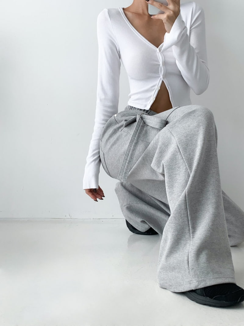 One the woman - Korean Women Fashion - #womensfashion - Line Up Pants - 4