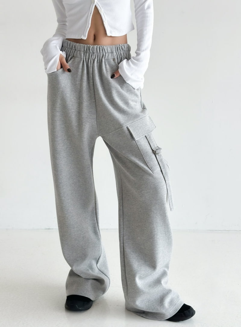 One the woman - Korean Women Fashion - #momslook - Line Up Pants - 5