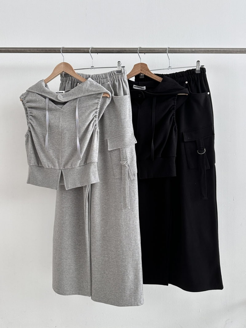 One the woman - Korean Women Fashion - #momslook - Line Up Pants - 6