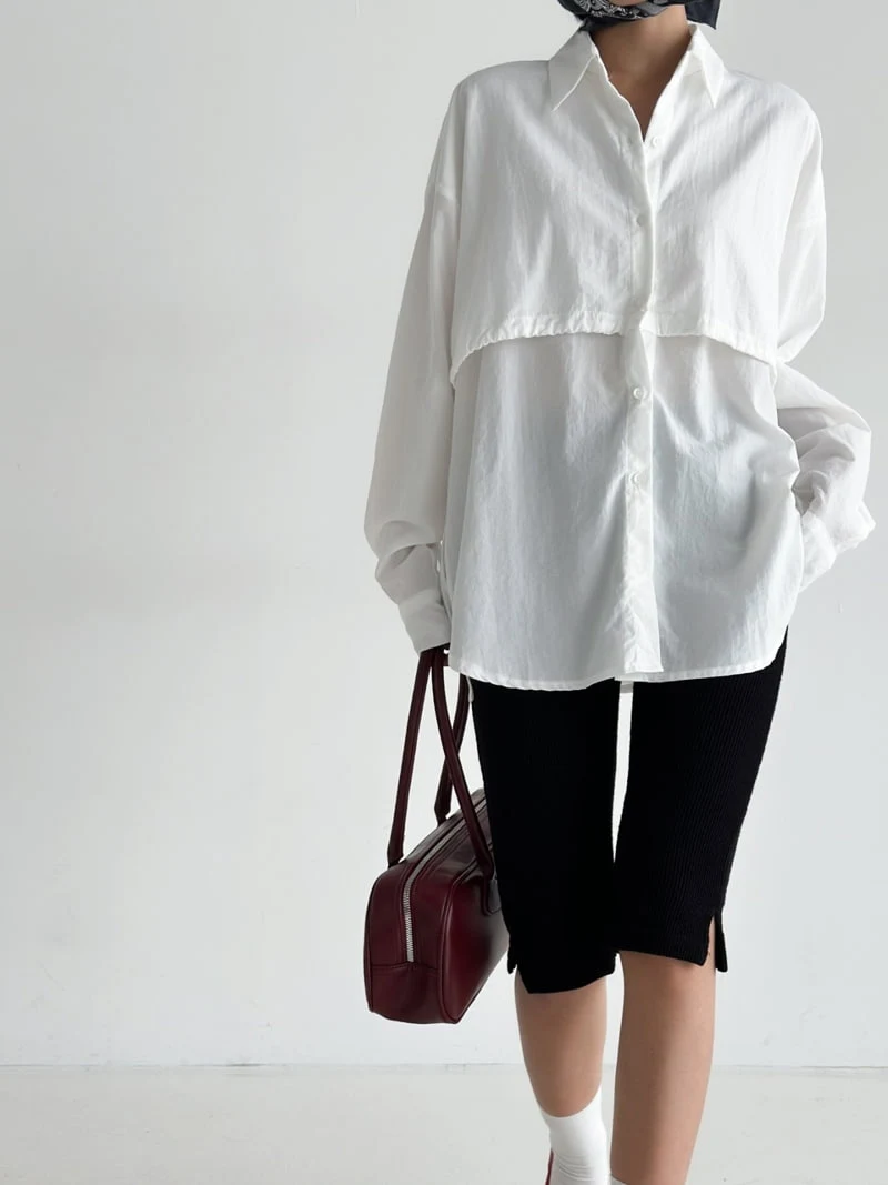 One the woman - Korean Women Fashion - #womensfashion - Jenny Outer Shirt - 2