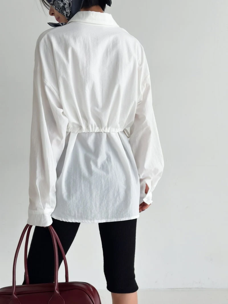 One the woman - Korean Women Fashion - #momslook - Jenny Outer Shirt - 4