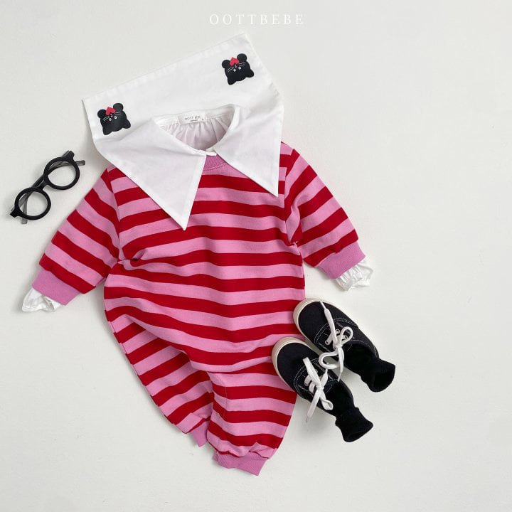 Oott Bebe - Korean Baby Fashion - #babyfashion - Papillon Full Bodysuit - 3