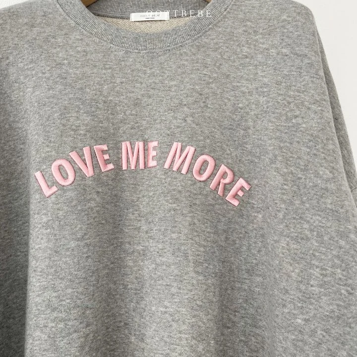 Oott Bebe - Korean Women Fashion - #momslook - Adult Love Me More Sweatshirts - 5