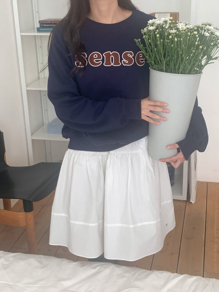 Osense - Korean Women Fashion - #momslook - Cancan Cotton Shirring Half Skirt - 6