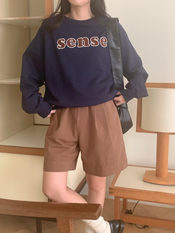 Osense - Korean Women Fashion - #momslook - Sense Embroidery Sweatshirts