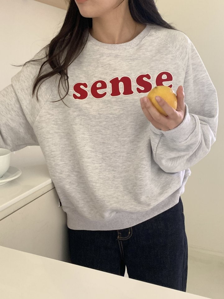 Osense - Korean Women Fashion - #momslook - Sense Embroidery Sweatshirts - 5