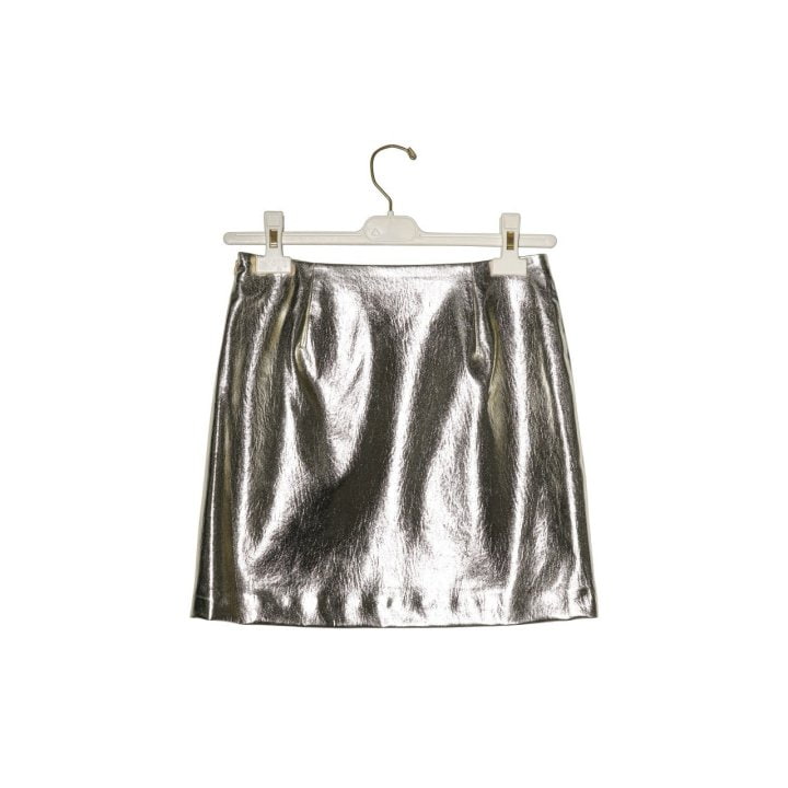 Paper Moon - Korean Women Fashion - #momslook - Metallic Leather Mini Skirt - 4