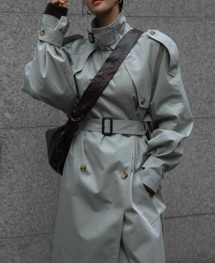 Paper Moon - Korean Women Fashion - #womensfashion - Classic Oversized Vintage Trench Coat - 10