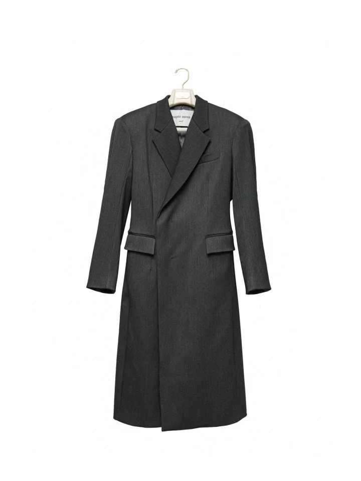 Paper Moon - Korean Women Fashion - #womensfashion - Classic Hidden Button Maxi Coat - 9