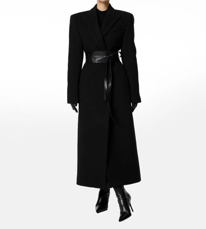 Paper Moon - Korean Women Fashion - #womensfashion - Virgin Lapell Maxi Coat - 3