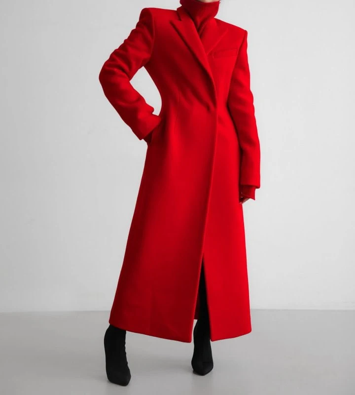 Paper Moon - Korean Women Fashion - #womensfashion - Virgin Lapell Maxi Coat