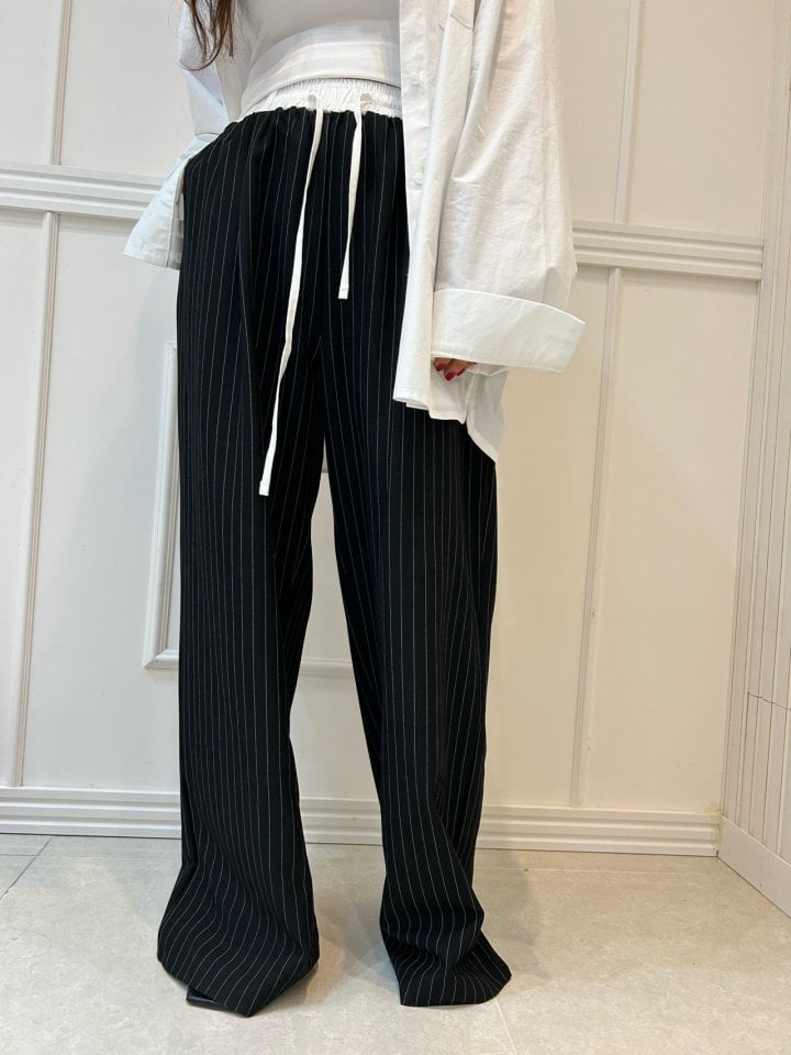 Pearls room - Korean Women Fashion - #womensfashion - Colored Slacks - 2