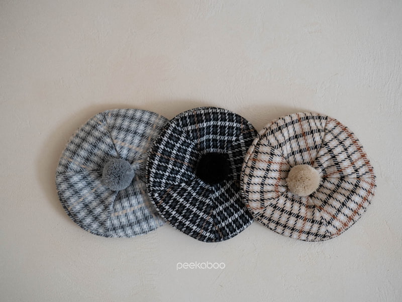 Peekaboo - Korean Baby Fashion - #babyfever - Sherlock Beret - 3