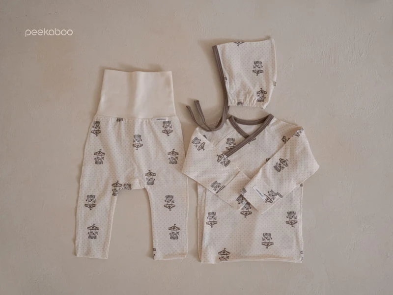 Peekaboo - Korean Baby Fashion - #babygirlfashion - Newborn Orgel Bennet Set - 10