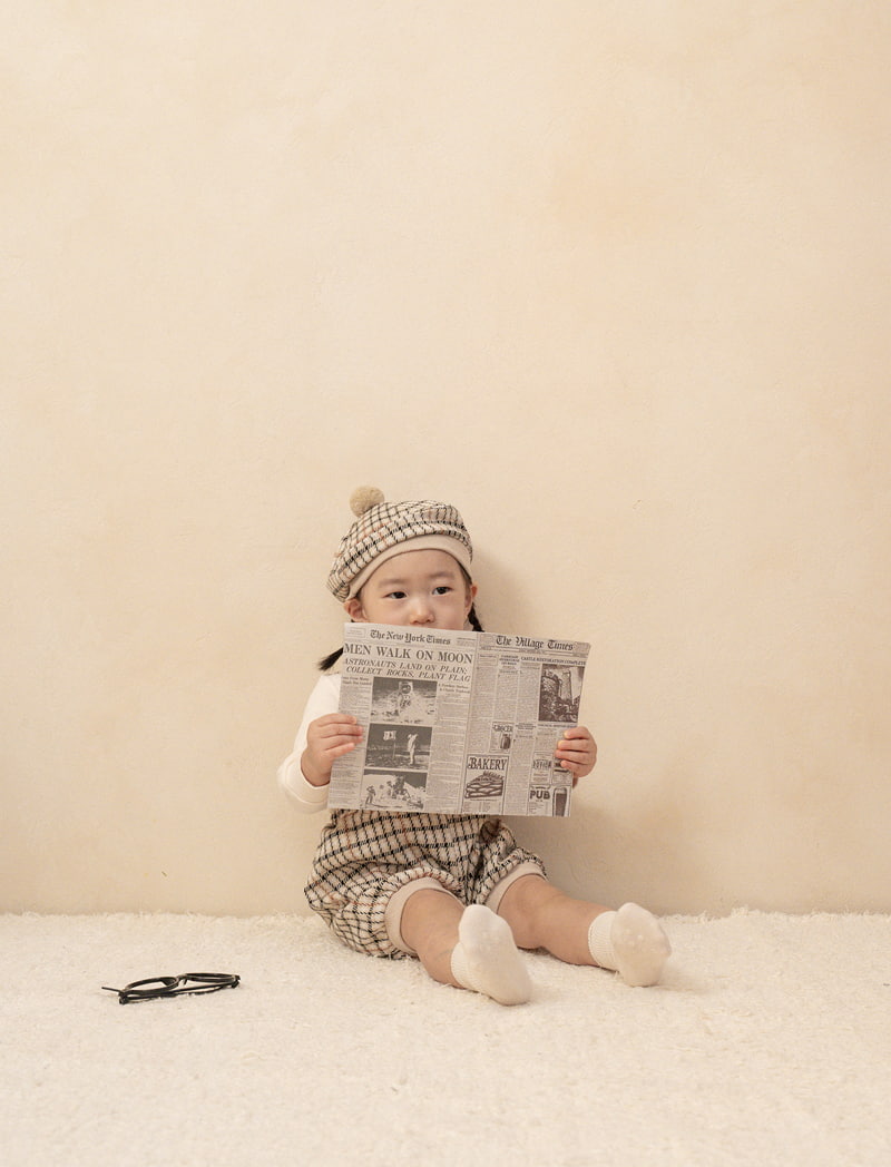 Peekaboo - Korean Baby Fashion - #babyoninstagram - Sherlock Beret - 6